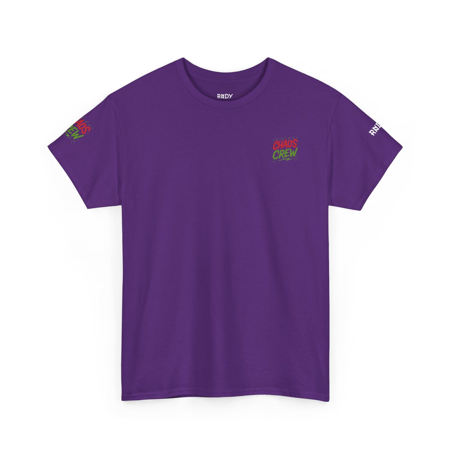 Chaos Crew Unisex Heavy Cotton Tee | Fun Graphic T-Shirt for Group Events, Parties, Celebrations, Gifts, Casual Wear