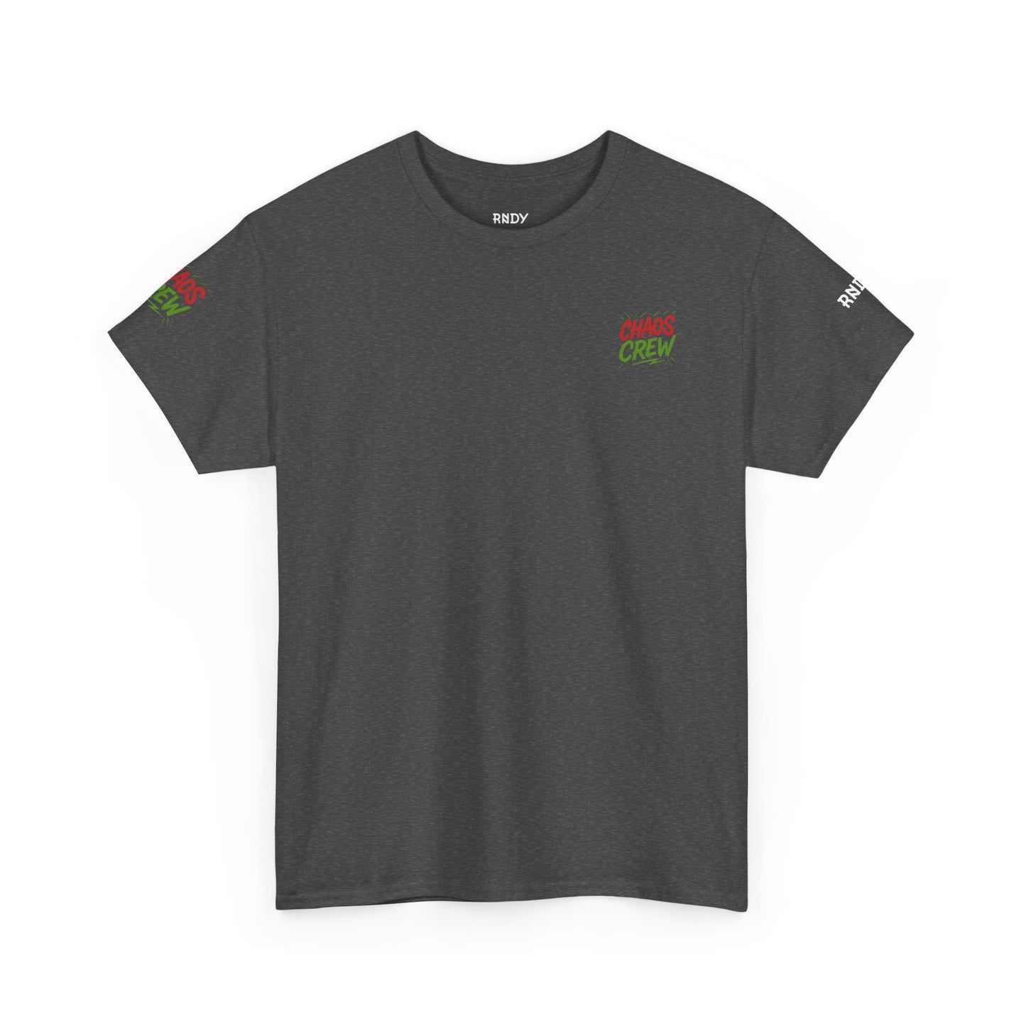 Chaos Crew Unisex Heavy Cotton Tee | Fun Graphic T-Shirt for Group Events, Parties, Celebrations, Gifts, Casual Wear