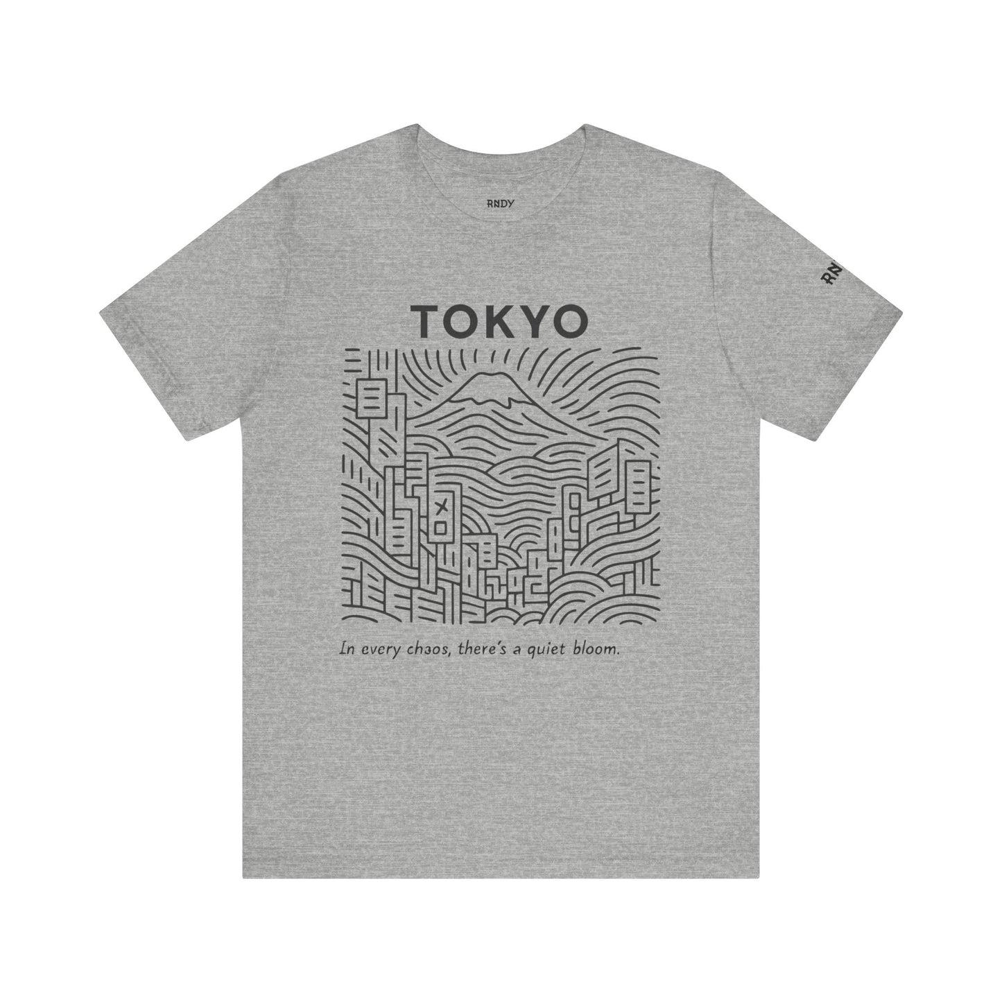 Tokyo Inspired Unisex Tee - Minimalist Graphic Shirt