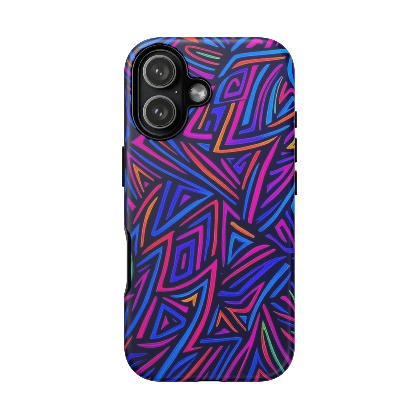Vibrant Phone Case, Funky Design, Durable Phone Cover, Colorful Accessories, Unique Gift for Tech Lovers