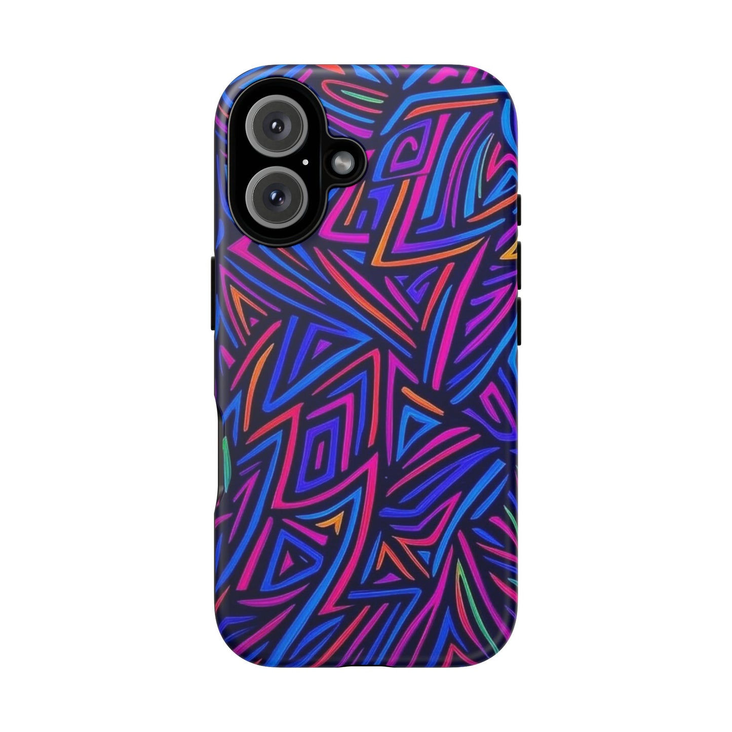 Vibrant Phone Case, Funky Design, Durable Phone Cover, Colorful Accessories, Unique Gift for Tech Lovers