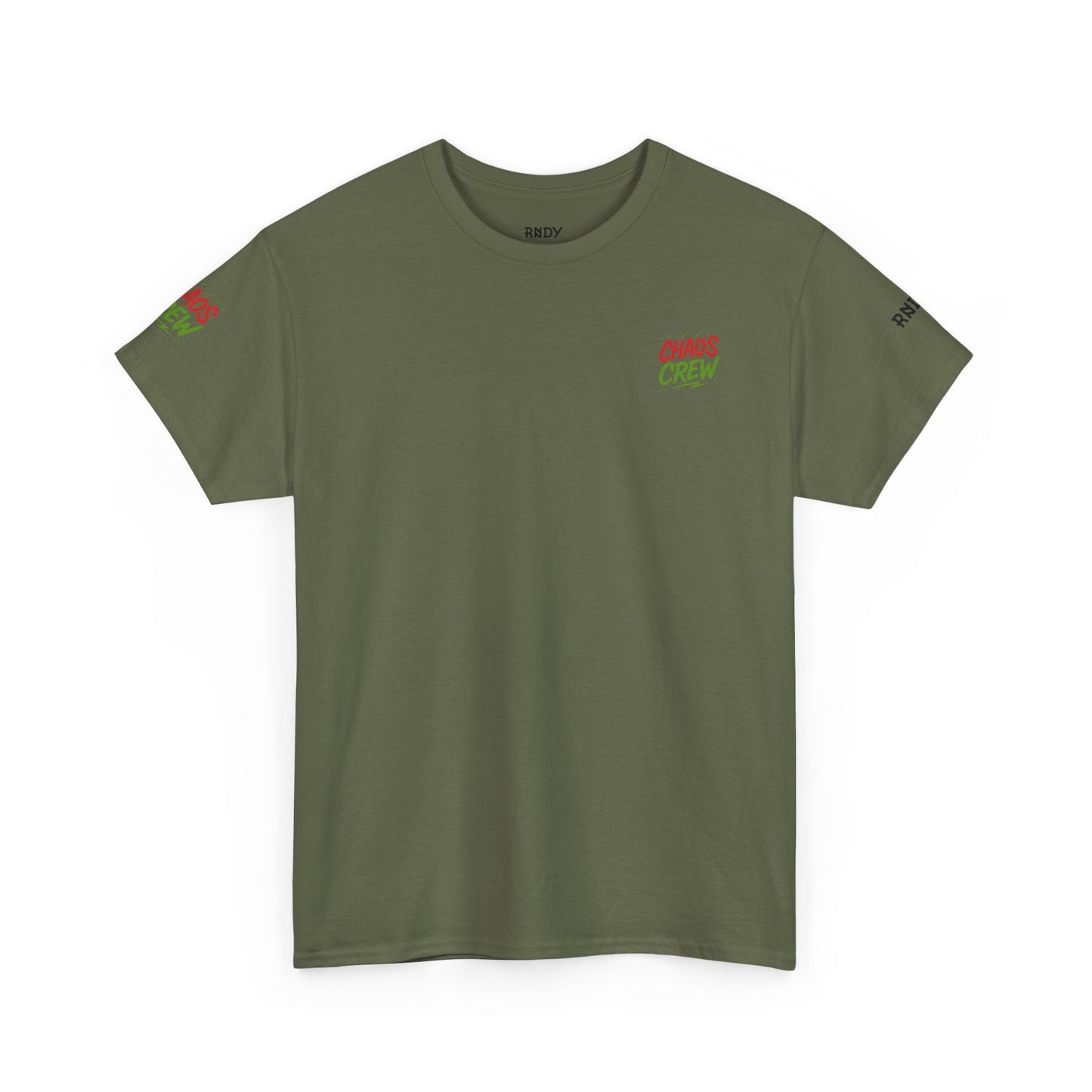 Chaos Crew Unisex Heavy Cotton Tee | Fun Graphic T-Shirt for Group Events, Parties, Celebrations, Gifts, Casual Wear