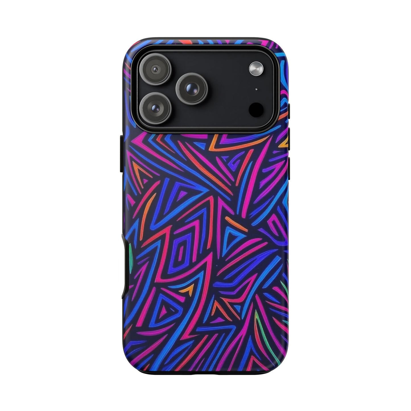 Vibrant Phone Case, Funky Design, Durable Phone Cover, Colorful Accessories, Unique Gift for Tech Lovers