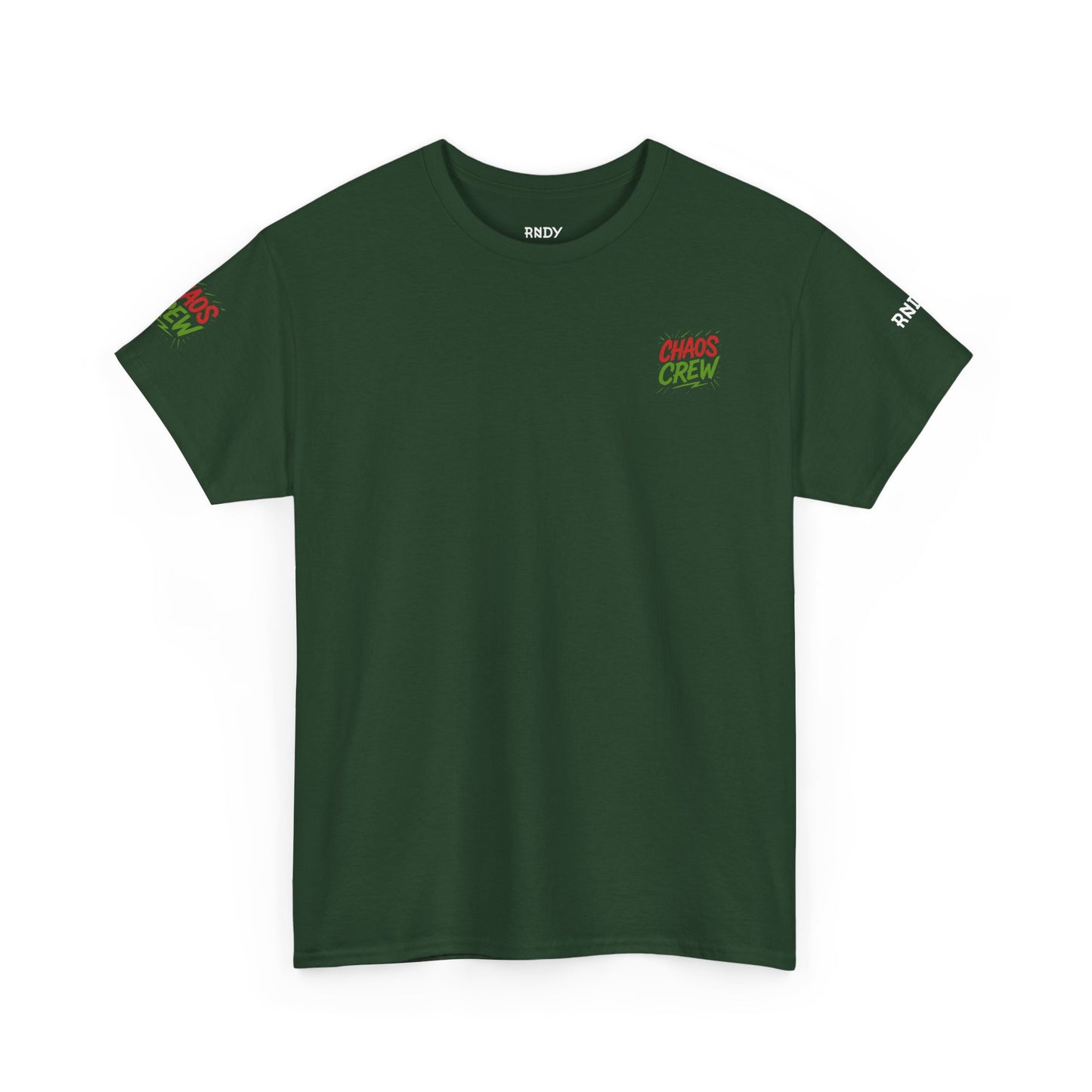 Chaos Crew Unisex Heavy Cotton Tee | Fun Graphic T-Shirt for Group Events, Parties, Celebrations, Gifts, Casual Wear