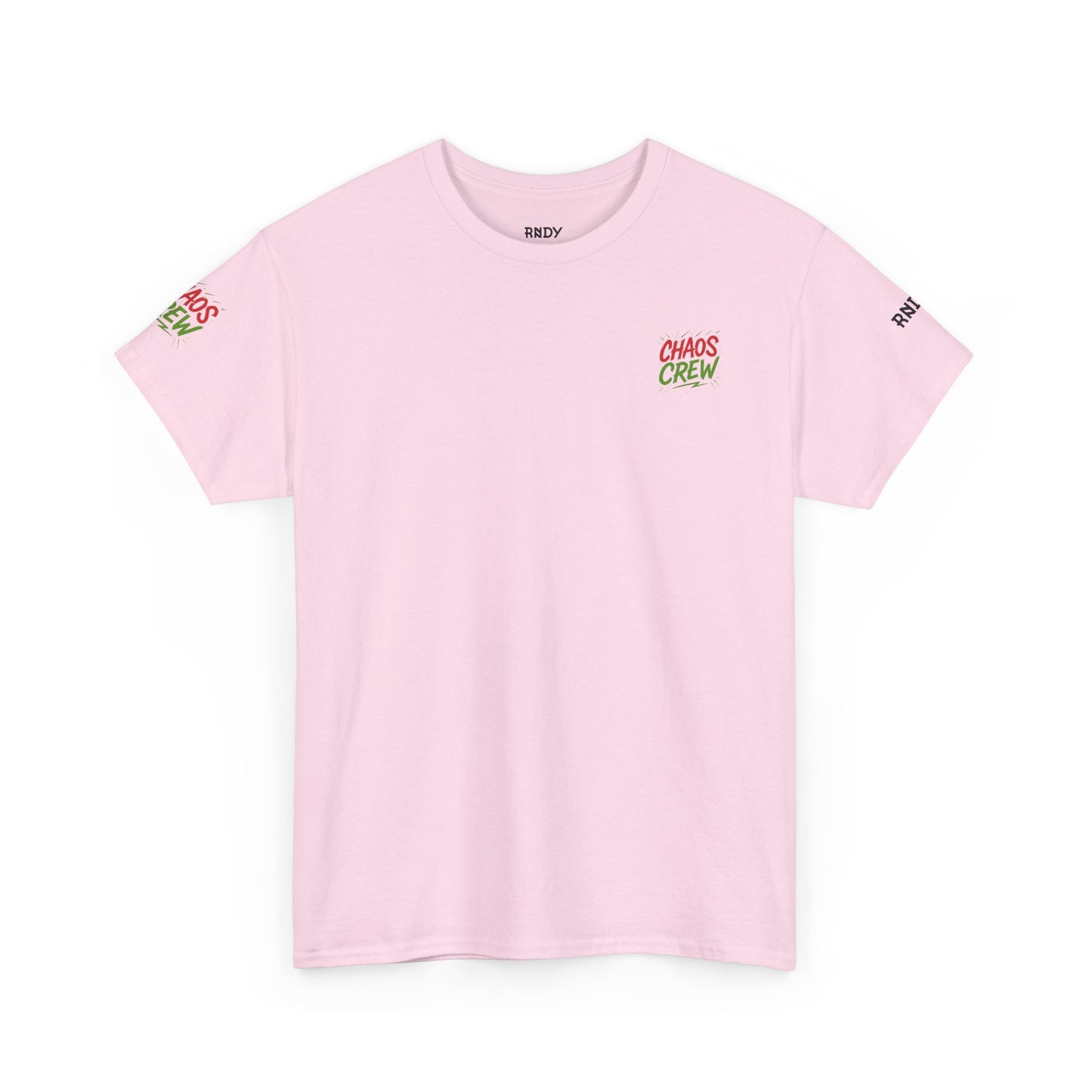 Chaos Crew Unisex Heavy Cotton Tee | Fun Graphic T-Shirt for Group Events, Parties, Celebrations, Gifts, Casual Wear
