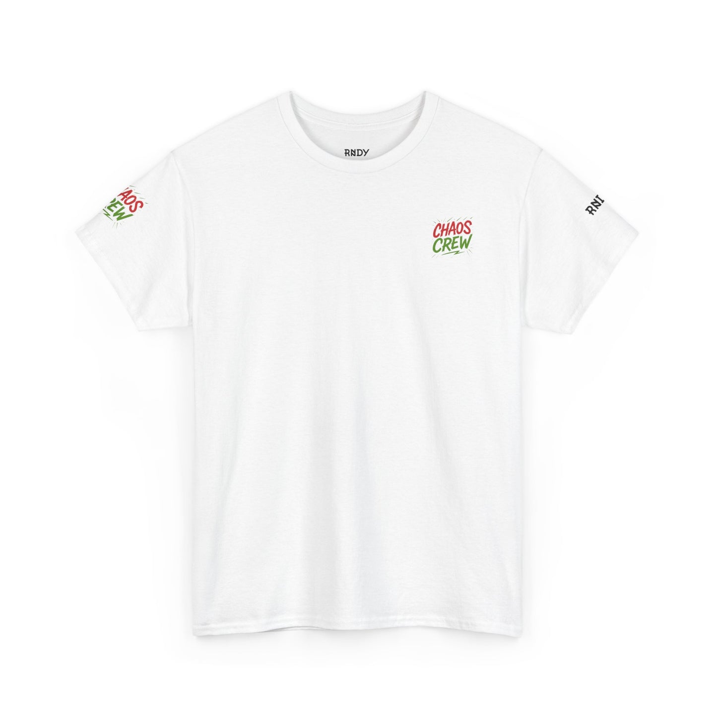 Chaos Crew Unisex Heavy Cotton Tee | Fun Graphic T-Shirt for Group Events, Parties, Celebrations, Gifts, Casual Wear