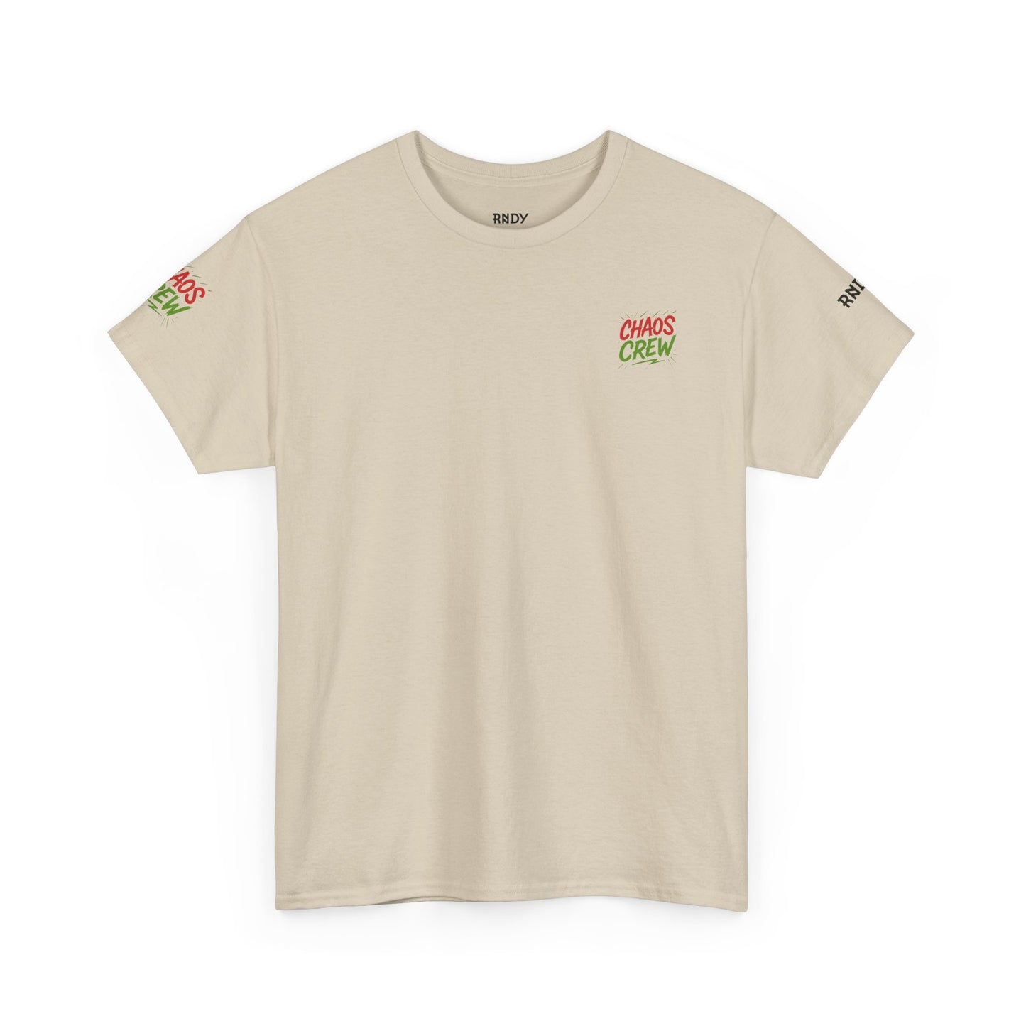 Chaos Crew Unisex Heavy Cotton Tee | Fun Graphic T-Shirt for Group Events, Parties, Celebrations, Gifts, Casual Wear