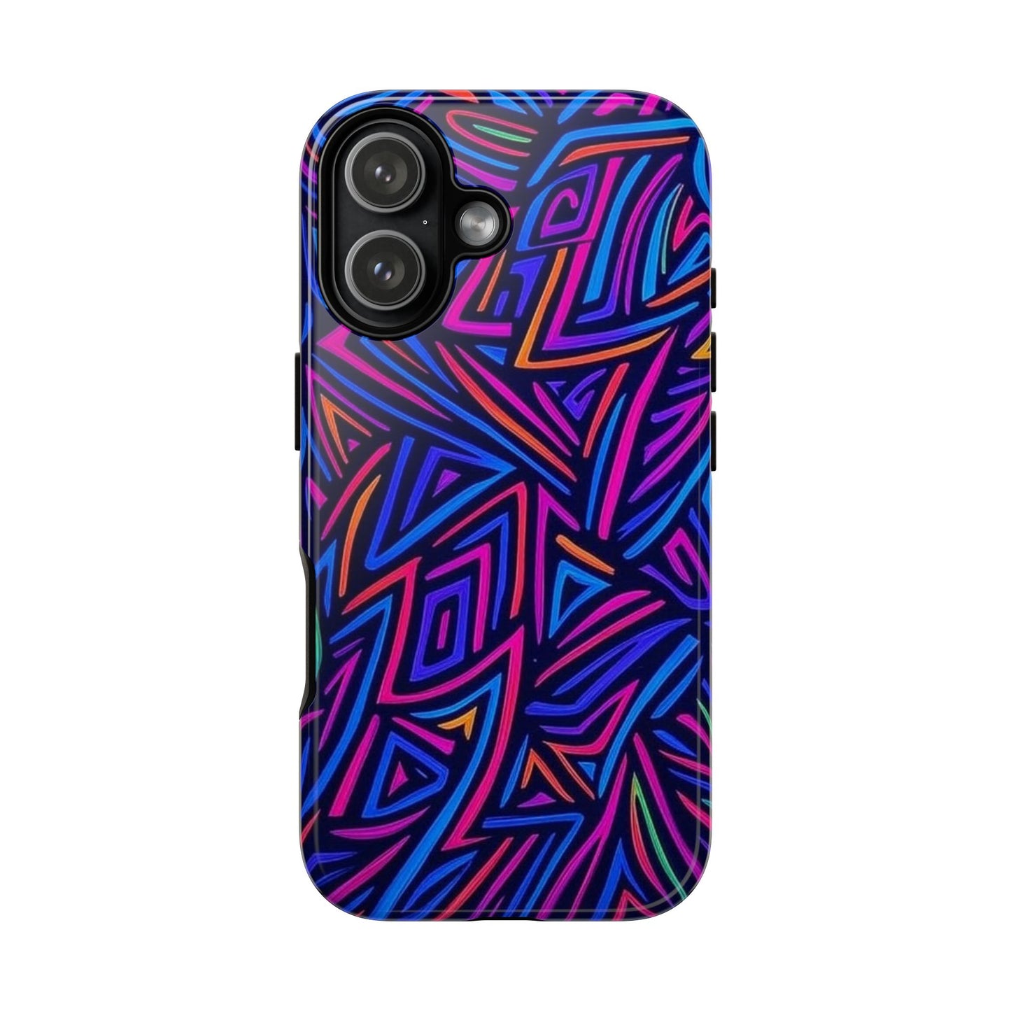 Vibrant Phone Case, Funky Design, Durable Phone Cover, Colorful Accessories, Unique Gift for Tech Lovers