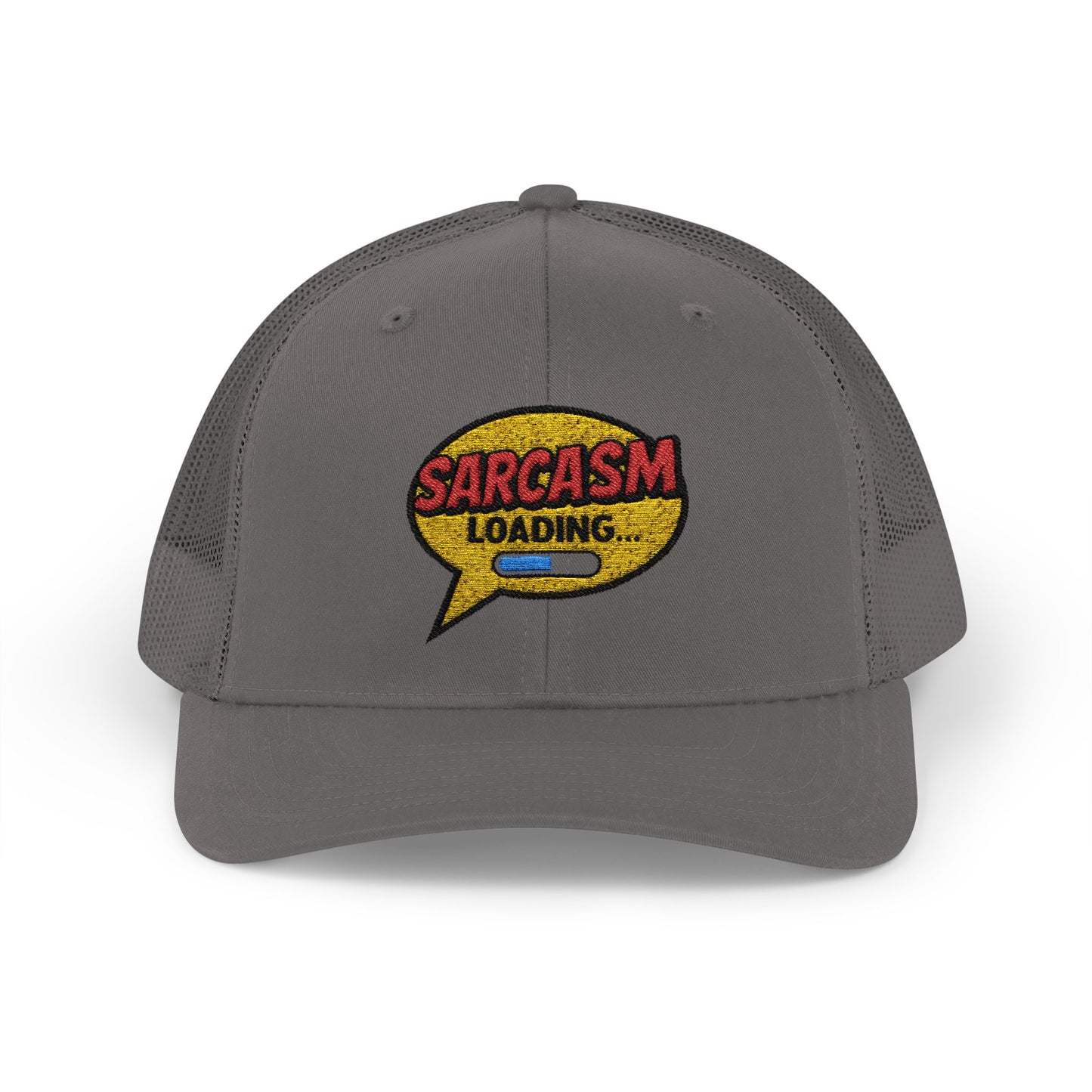 Sarcasm Loading... Snapback Trucker Cap - Funny Hat for Humor Lovers and Gift for Friends