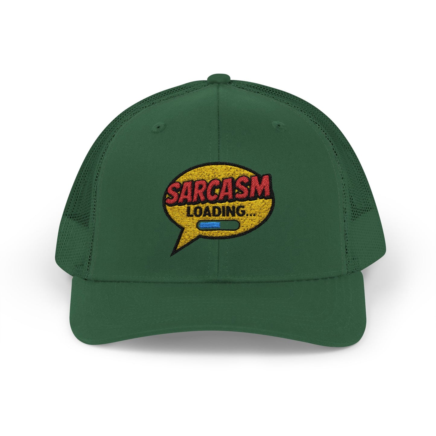 Sarcasm Loading... Snapback Trucker Cap - Funny Hat for Humor Lovers and Gift for Friends