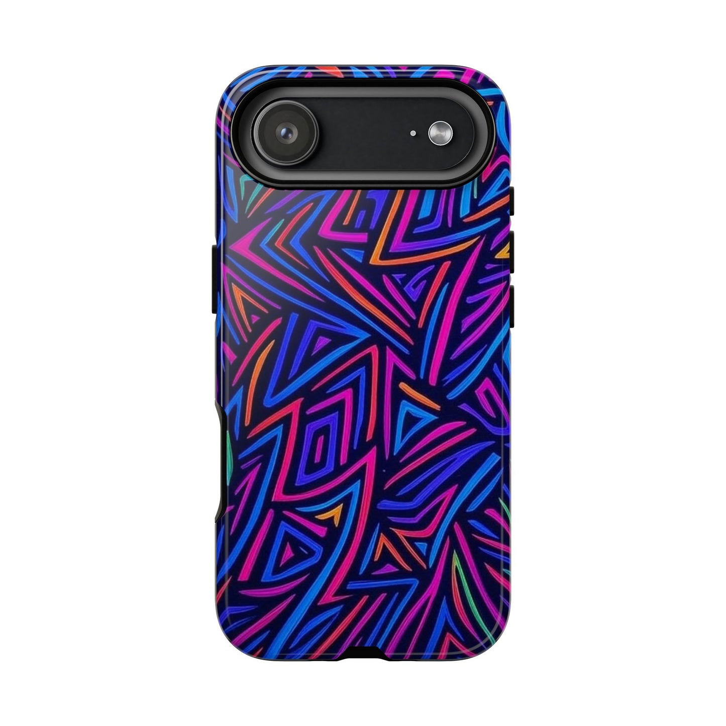 Vibrant Phone Case, Funky Design, Durable Phone Cover, Colorful Accessories, Unique Gift for Tech Lovers