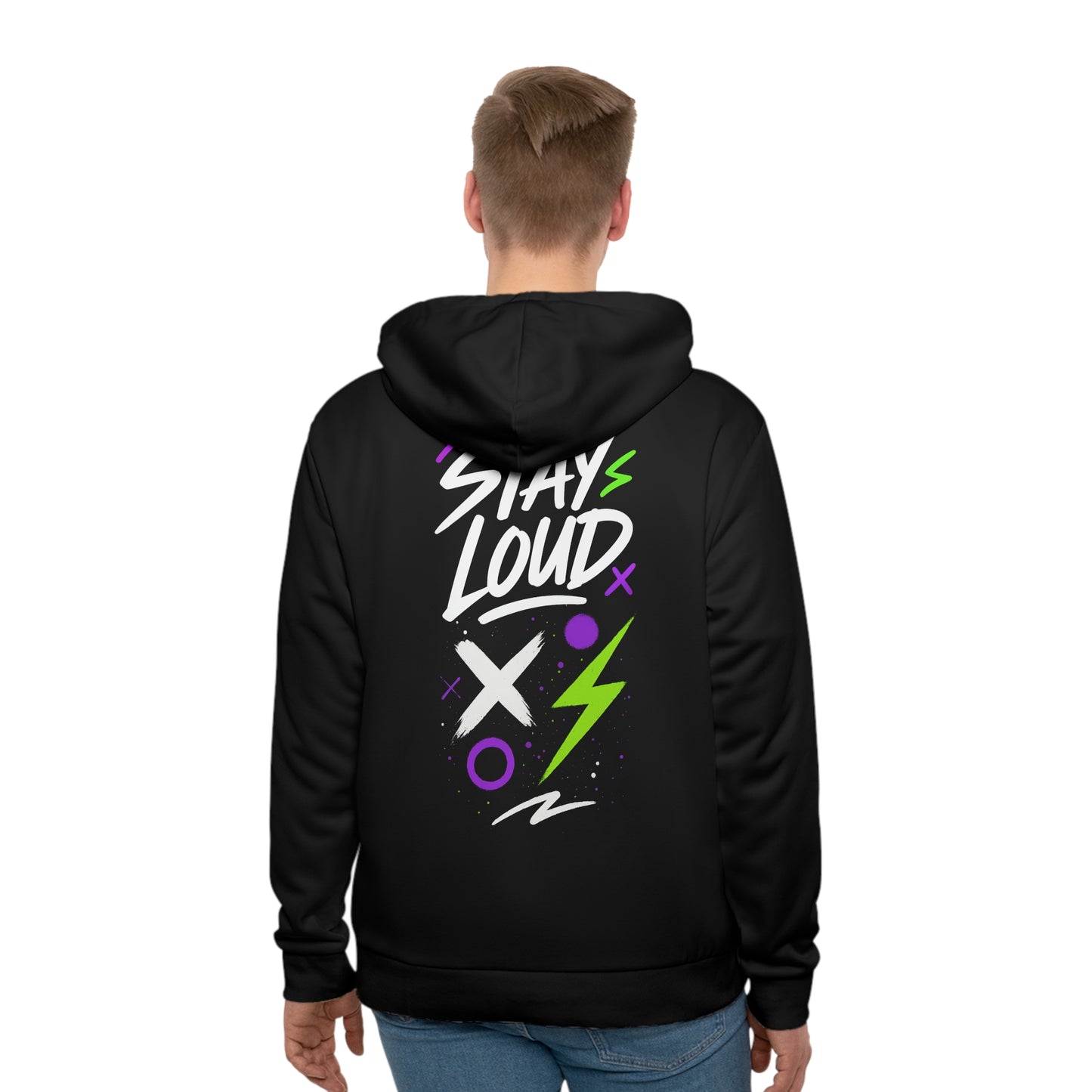 Men's Hoodie - Bold Graphic Streetwear for Him