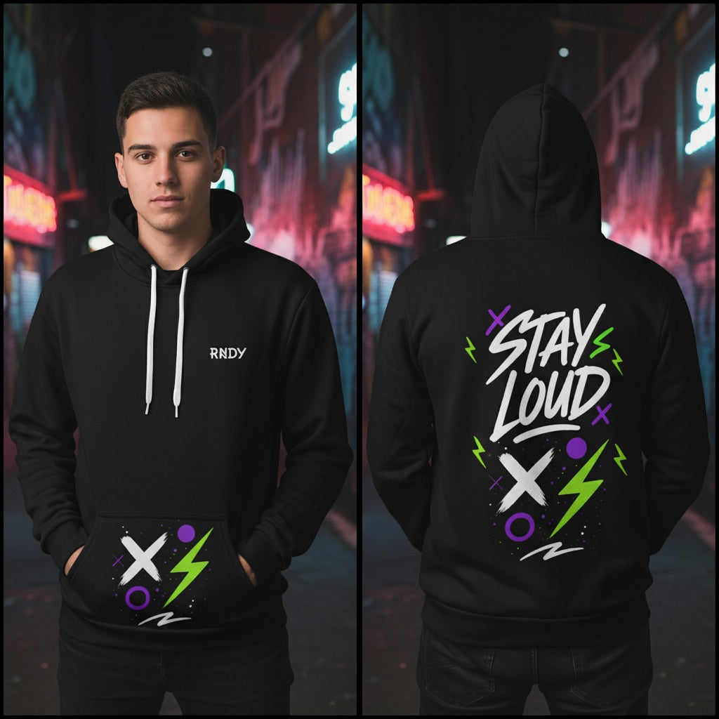 Men's Hoodie - Bold Graphic Streetwear for Him