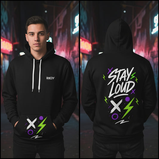Men's Hoodie - Bold Graphic Streetwear for Him