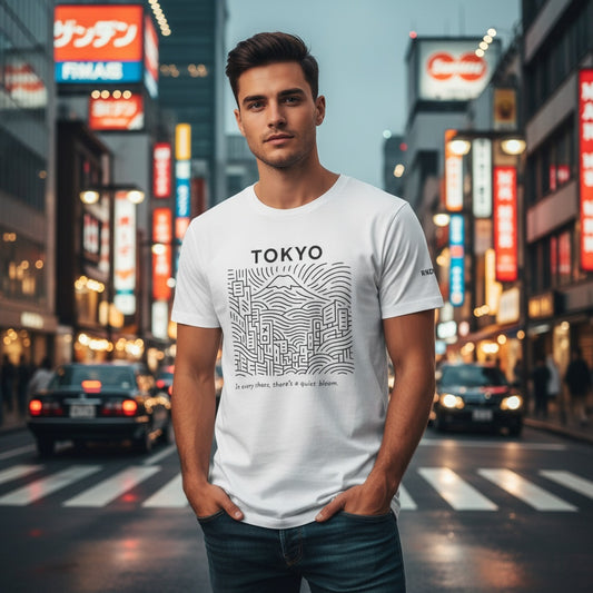 Tokyo Inspired Unisex Tee - Minimalist Graphic Shirt